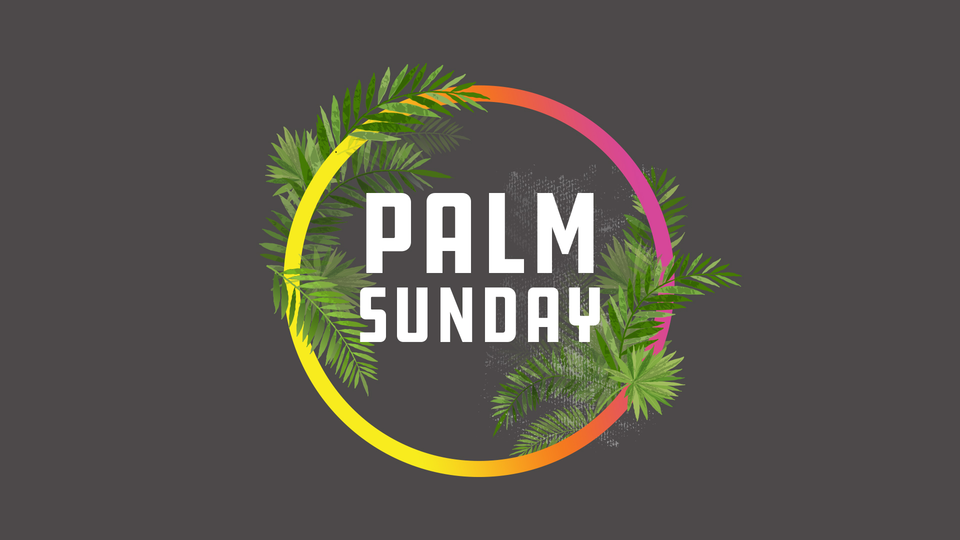 Palm Sunday 2019